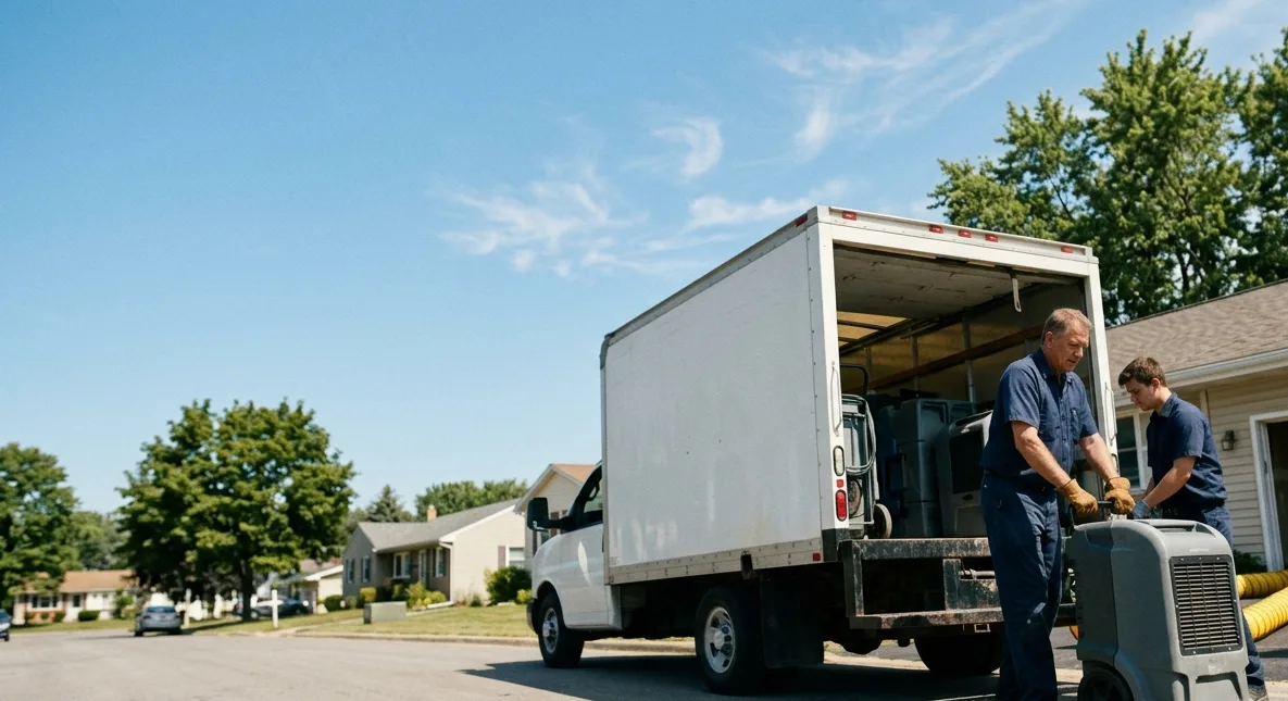 Water Damage Cleanup in Brownstown, IN near me